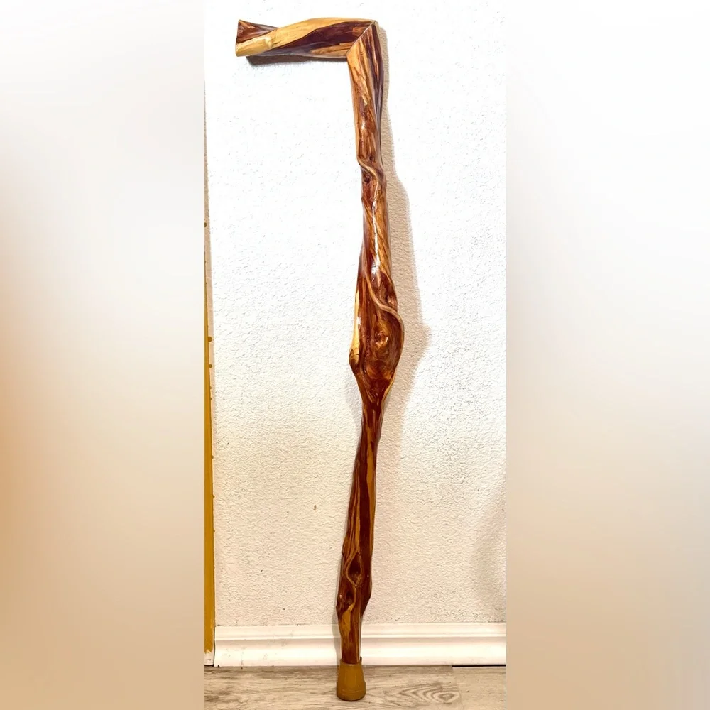 Handcrafted Diamond Willow Walking Stick - Picture 2 of 7